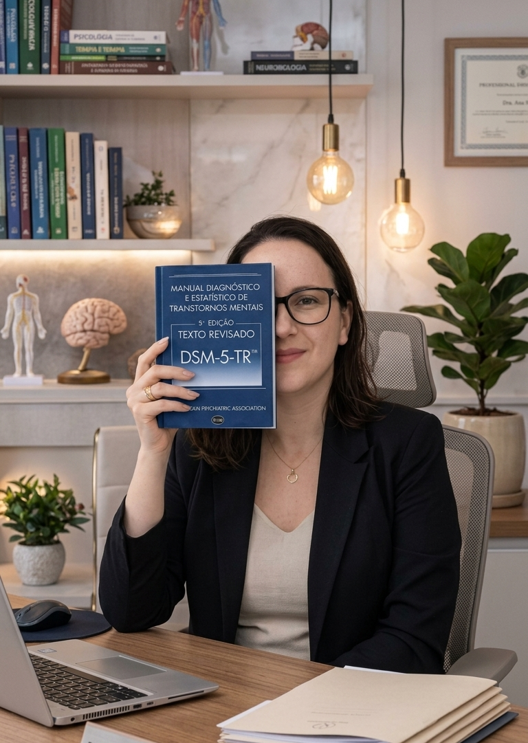 Samara Farias da Cunha em seu consultório